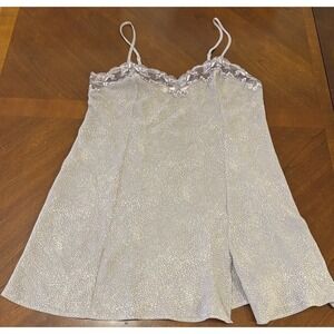 Victoria's Secret Y2K Babydoll Sheer Lingerie Purple Lace‎ Size S